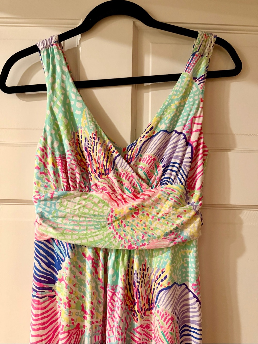 Lilly Pulitzer Pastel Multi-Print Maxi Dress—Like New